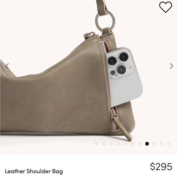 Hammitt Tan Leather Shoulder Bag - Picture 9 of 14